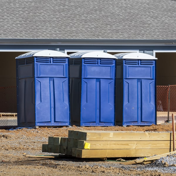 is there a specific order in which to place multiple portable restrooms in Boulder Creek California